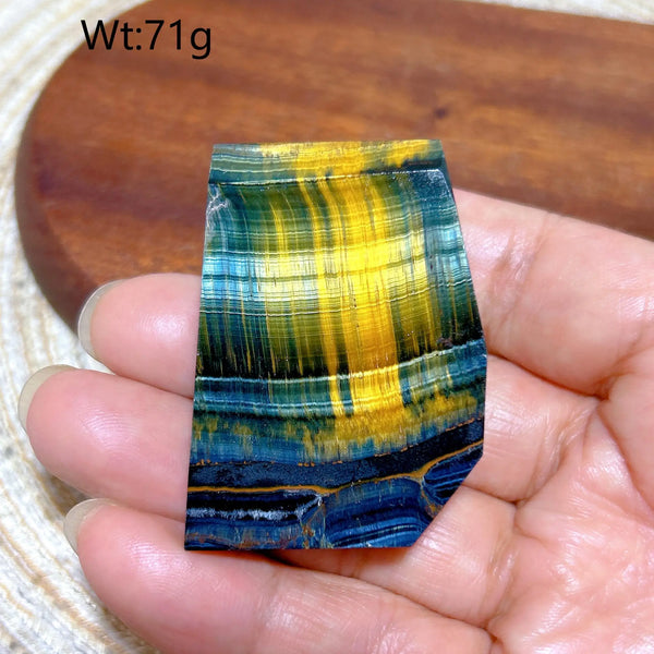 Blue Yellow Tiger Eye Stone-ToShay.org