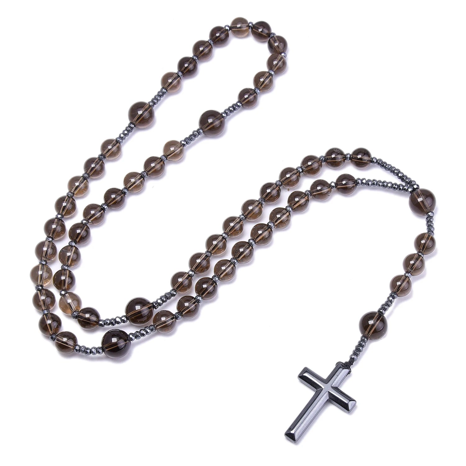 Brown Smoky Quartz Rosary-ToShay.org