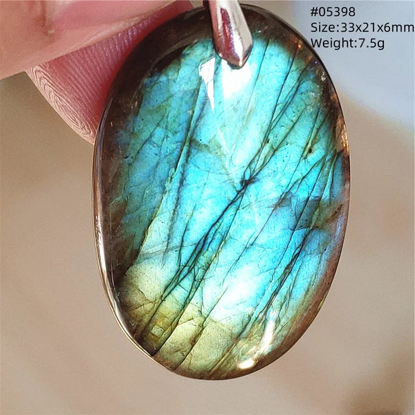 Blue Light Labradorite Pendant-ToShay.org