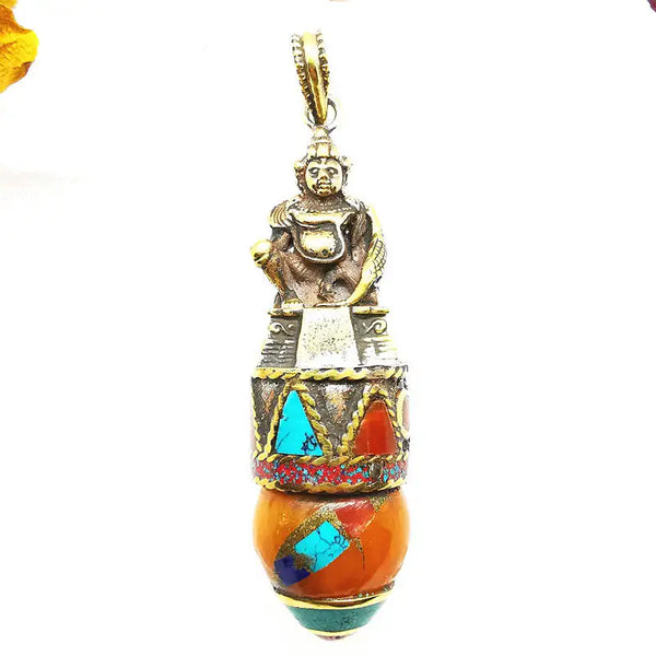 Tibetan Brass Buddha Pedants-ToShay.org
