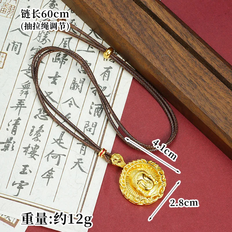 Gold Tathagata Pendant-ToShay.org