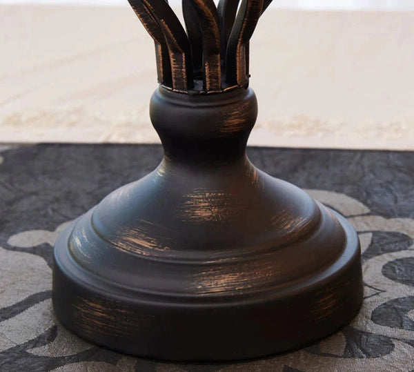 Black Iron Candle Stand-ToShay.org