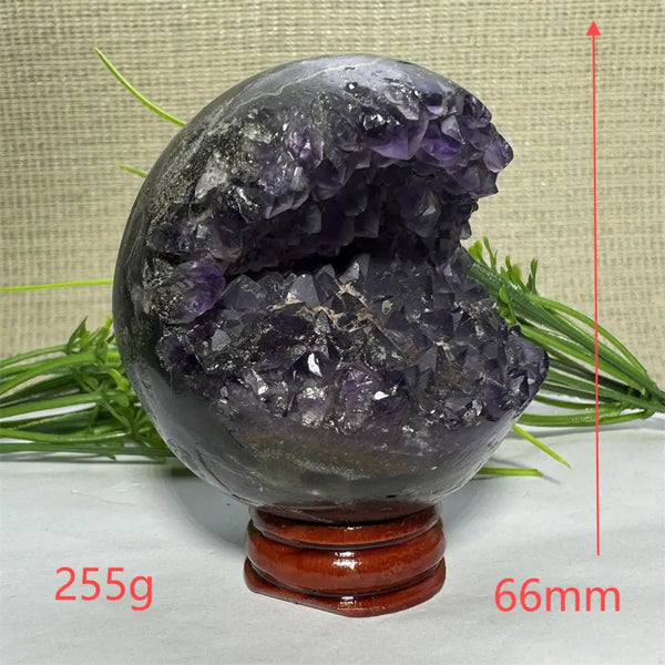 Purple Amethyst Cluster Ball-ToShay.org