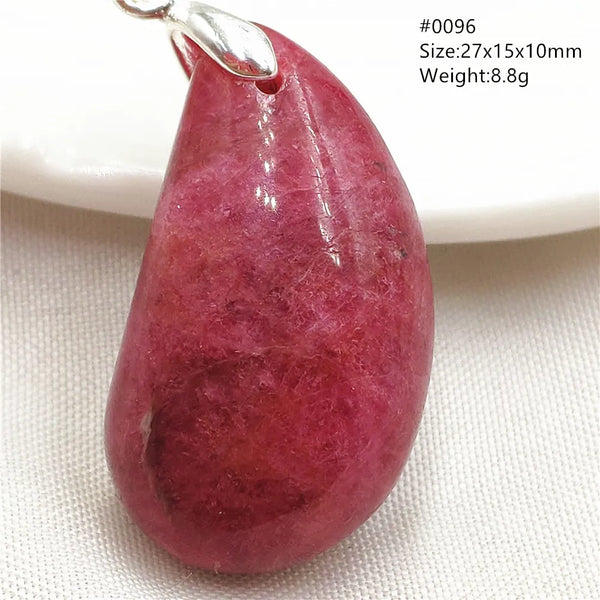 Red Rhodonite Pendant-ToShay.org