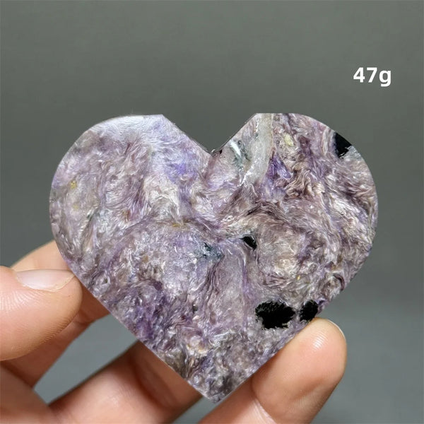 Purple Dragon Crystal Heart-ToShay.org