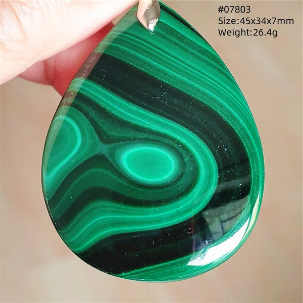 Green Malachite Chrysocolla Pendant-ToShay.org