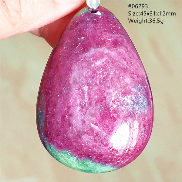 Red Ruby Zoisite Light Pendant-ToShay.org
