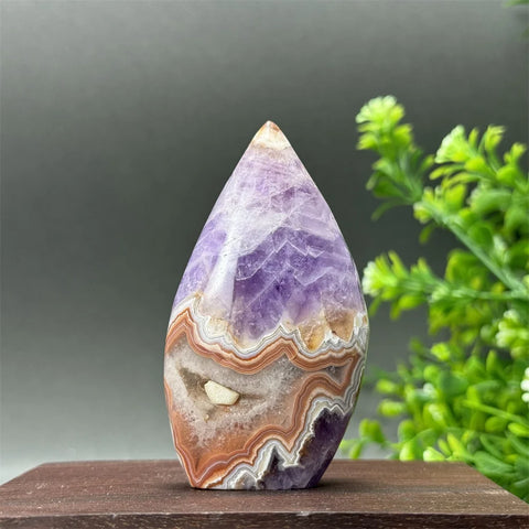 Purple Amethyst Agate Torch-ToShay.org