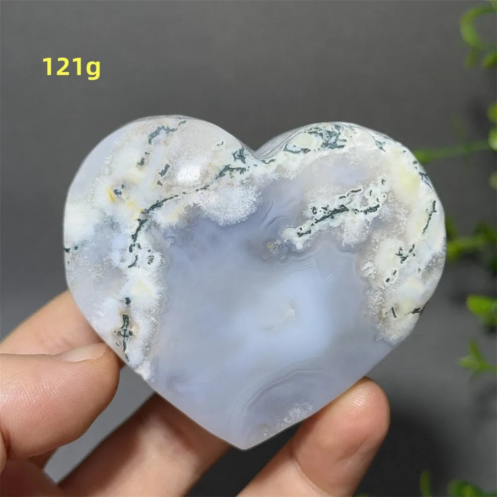 Green Moss Agate Heart-ToShay.org