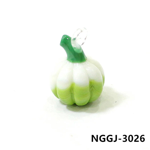 Glass Pumpkin Pendants-ToShay.org