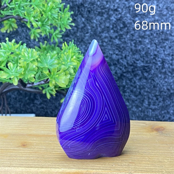Purple Agate Torch-ToShay.org