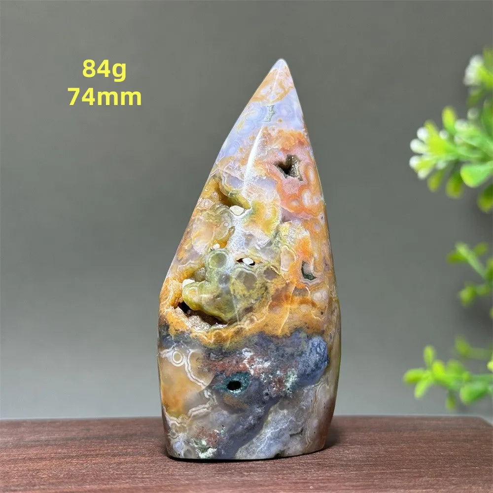 Green Marine Jasper Flame-ToShay.org