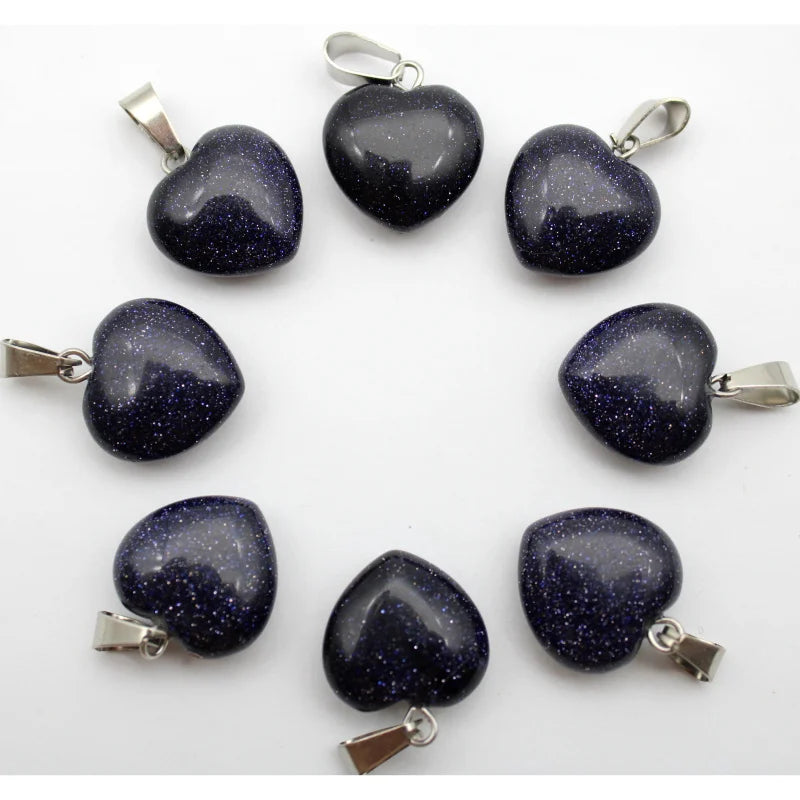 Mixed Quartz Agate Hearts-ToShay.org