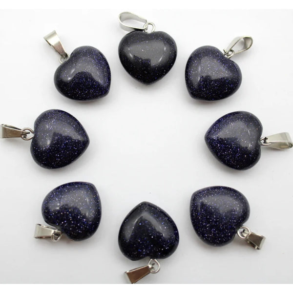 Mixed Quartz Agate Hearts-ToShay.org