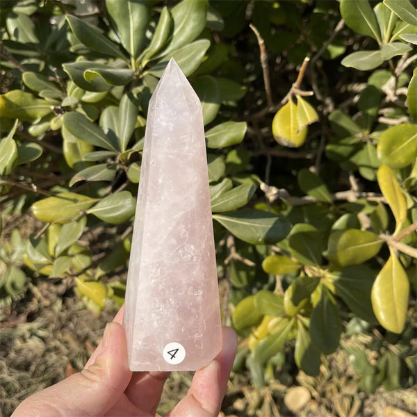 Pink Rose Quartz Point-ToShay.org