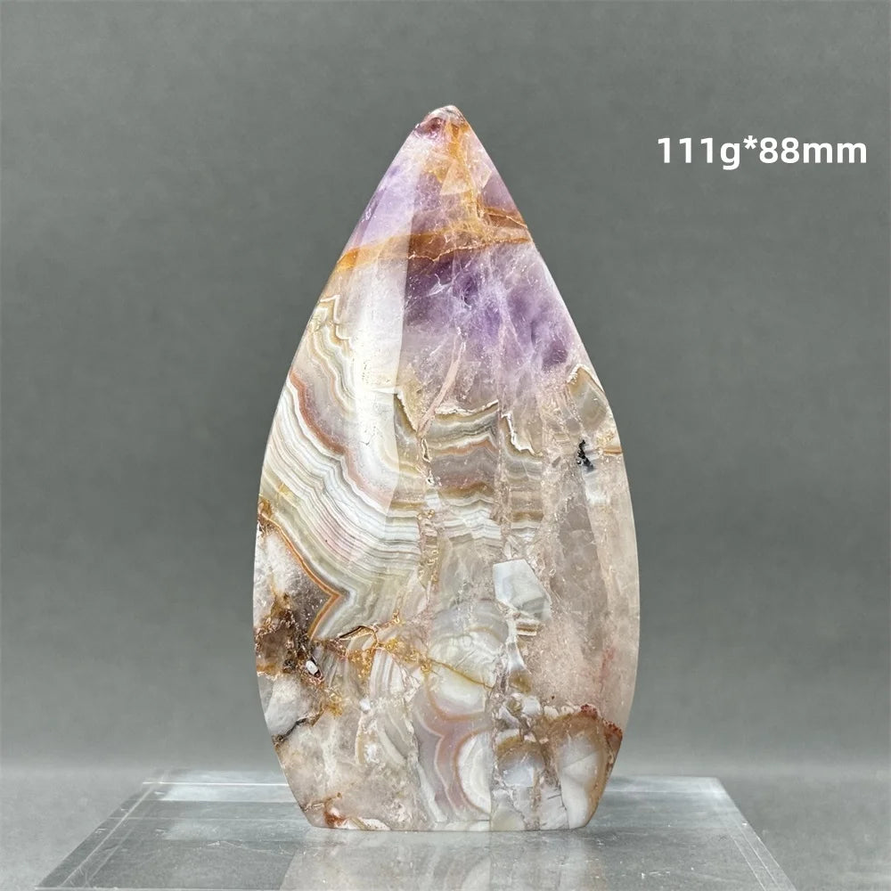 Purple Amethyst Agate Torch-ToShay.org