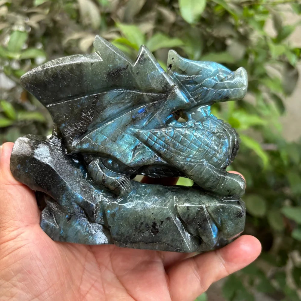 Blue Labradorite Dragon-ToShay.org