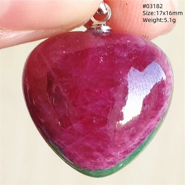 Red Ruby Zoisite Pendant-ToShay.org