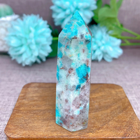 Blue Amazonite Point-ToShay.org