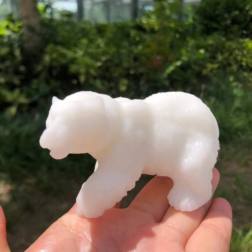 White Jade Polar Bear-ToShay.org