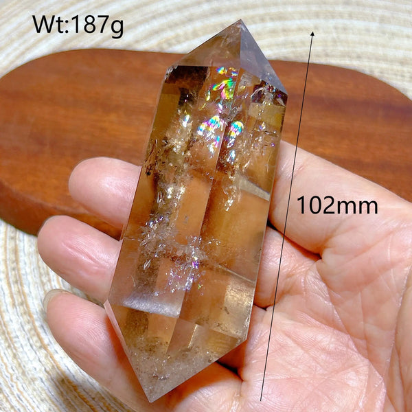 Smokey Rainbow Quartz Point-ToShay.org