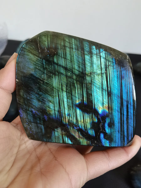 Blue Labrador Quartz Crystal-ToShay.org
