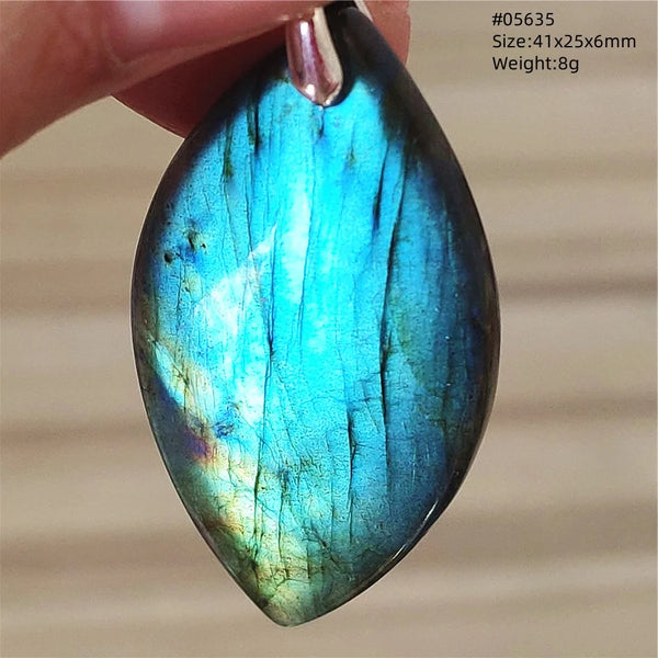 Blue Purple Labradorite Pendant-ToShay.org
