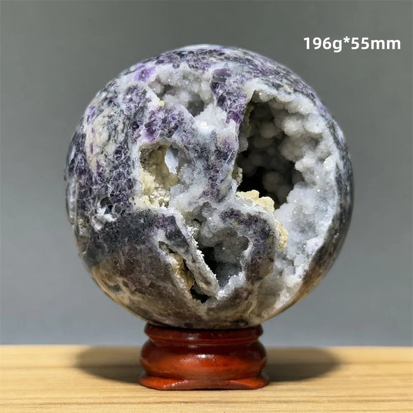 Purple Sphalerite Ball-ToShay.org