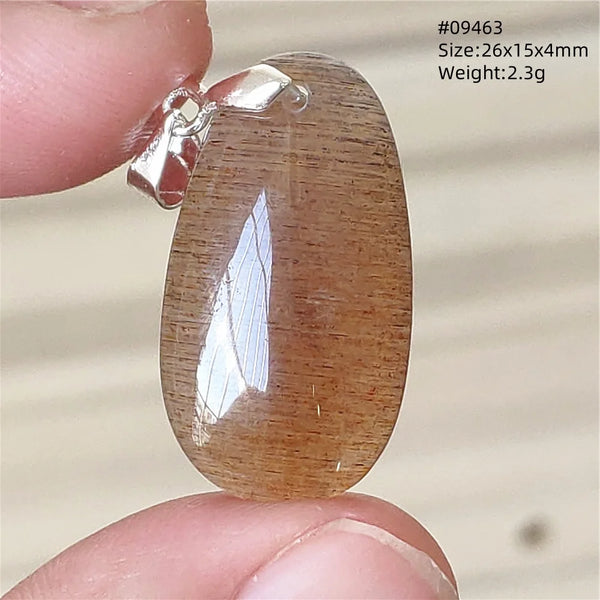Black Sunstone Moonstone Pendant-ToShay.org