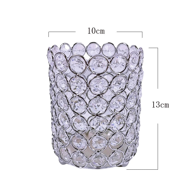 Crystal Bead Flower Vase-ToShay.org