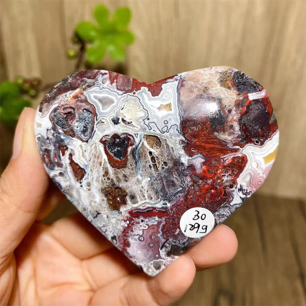 Red Agate Hearts-ToShay.org