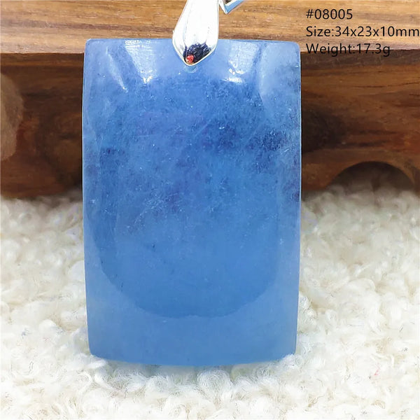 Blue Aquamarine Quartz Pendant-ToShay.org