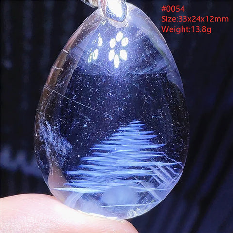Blue Needle Rutilated Quartz-ToShay.org