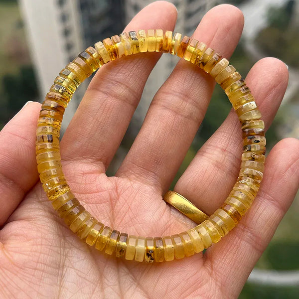 Yellow Amber Bracelet-ToShay.org