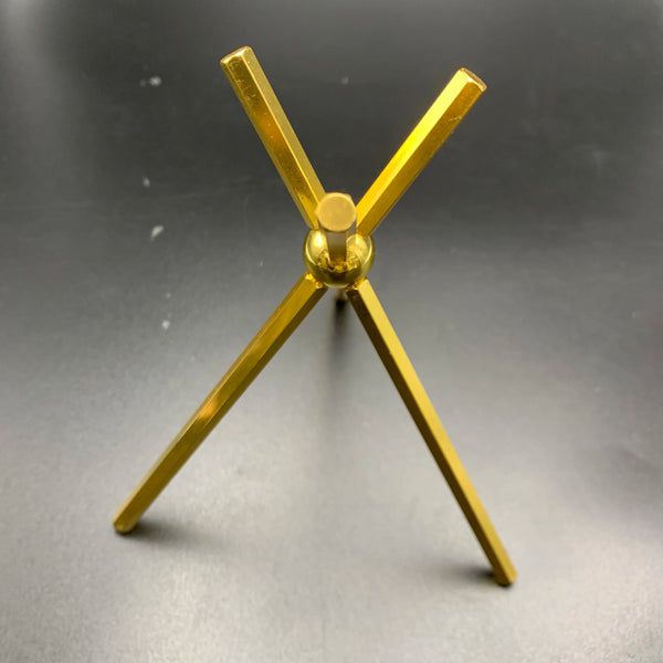 Gold Tripod Display Stand-ToShay.org