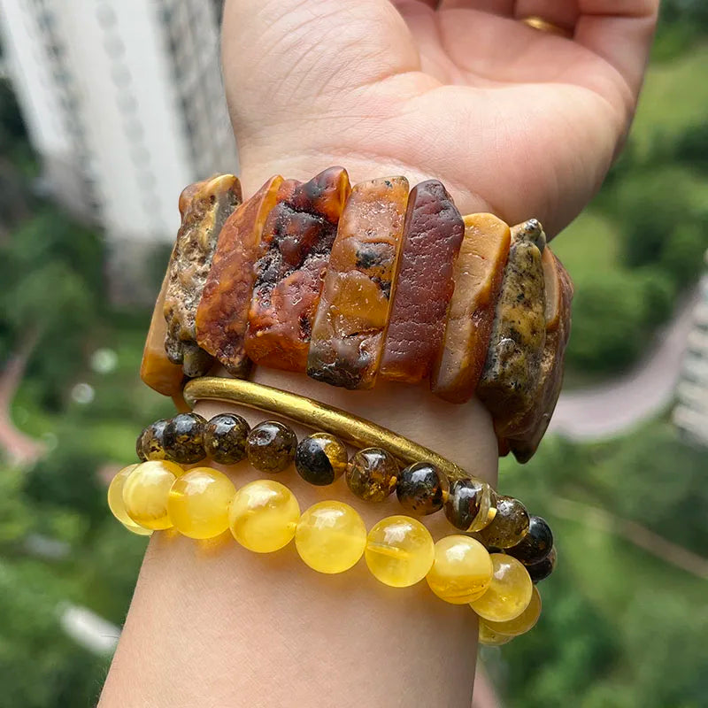 Yellow Amber Bracelet-ToShay.org