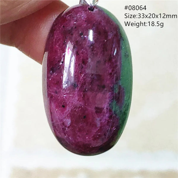 Red Ruby Zoisite Pendant-ToShay.org