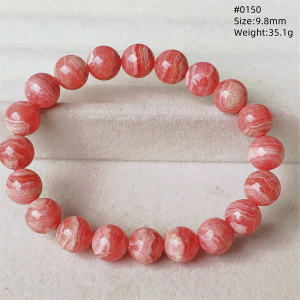 Red Rhodochrosite Bracelet-ToShay.org