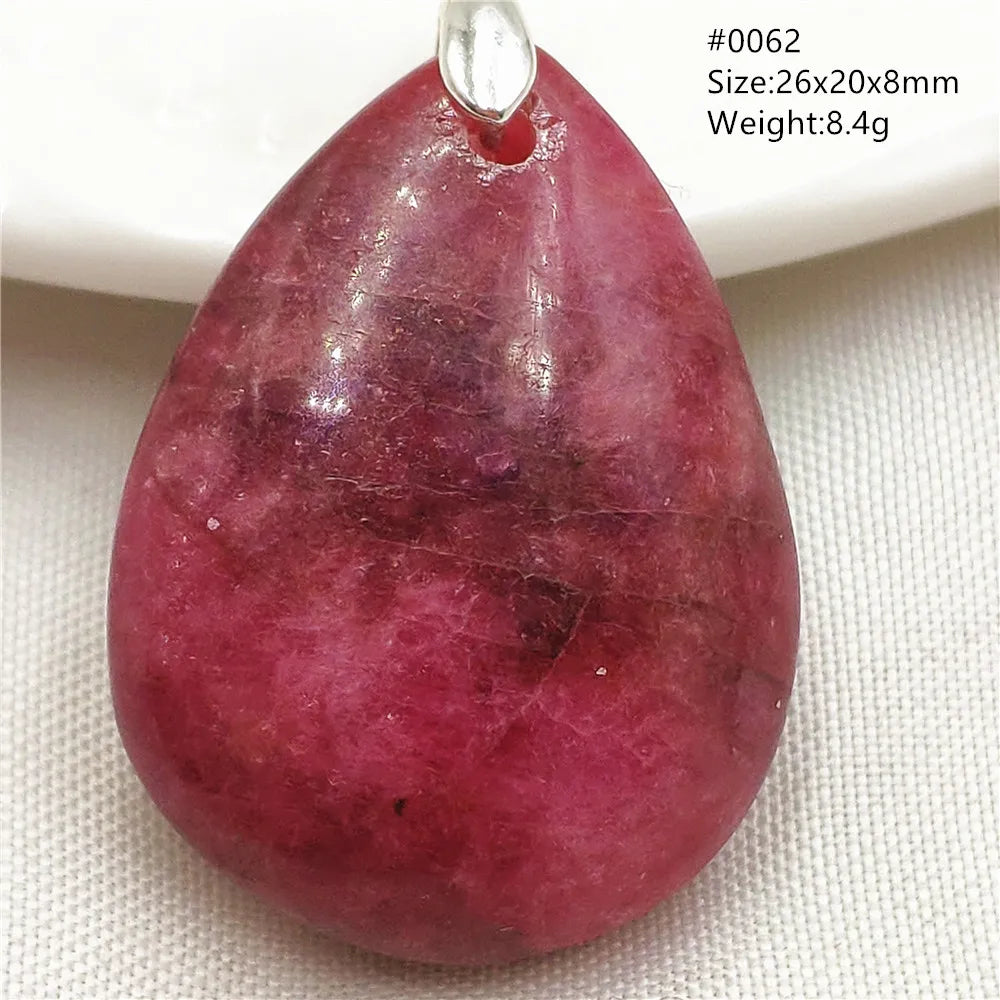 Red Rhodonite Pendant-ToShay.org