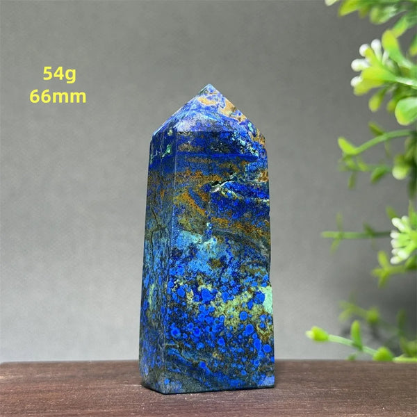 Blue Azurite Wand-ToShay.org