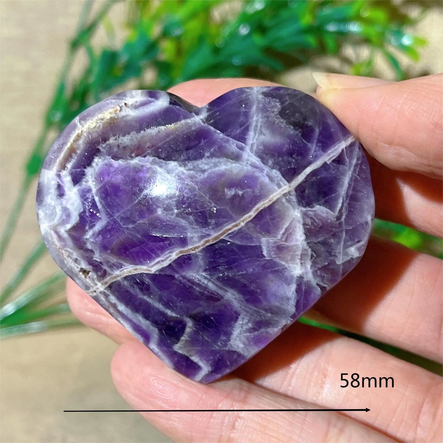 Purple Dream Amethyst Heart-ToShay.org