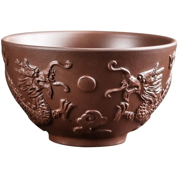 Dragon Clay Tea Cup-ToShay.org