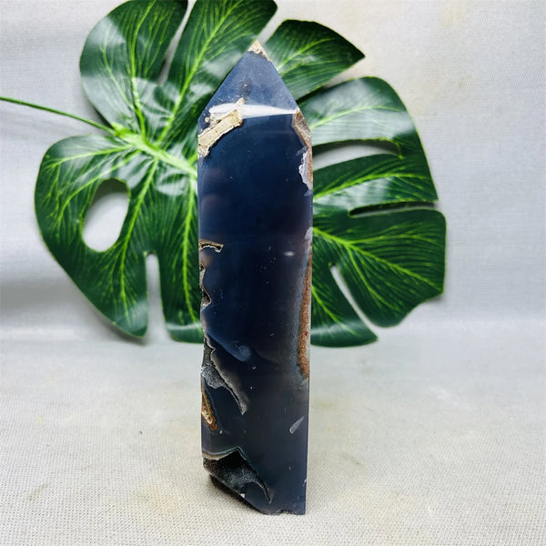 Blue Agate Geode Tower-ToShay.org