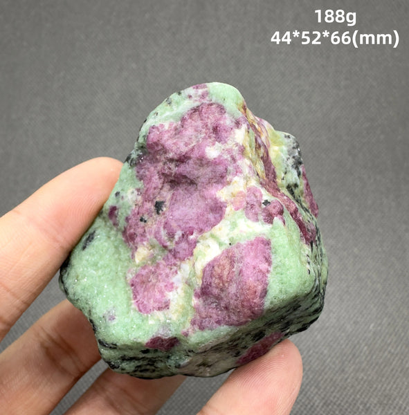 Red Green Ruby Epidote-ToShay.org