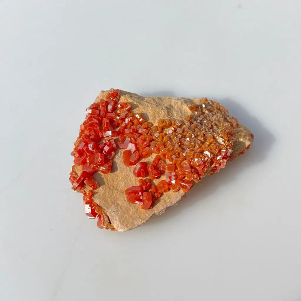Red Vanadinite Crystal Cluster-ToShay.org