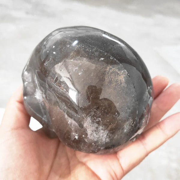 Smoky Quartz Crystal Skull-ToShay.org