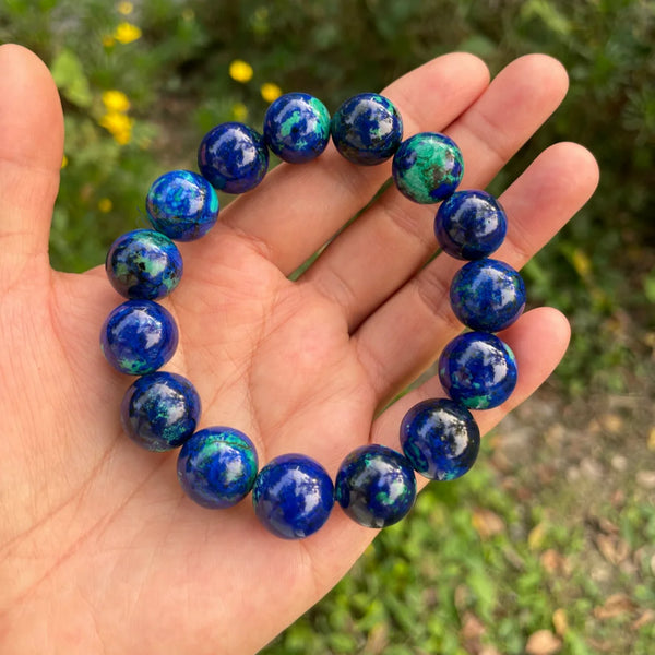 Blue Malachite Azurite Bracelet-ToShay.org