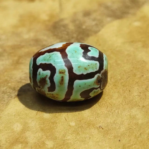 Mixed Agate Dzi Bead-ToShay.org