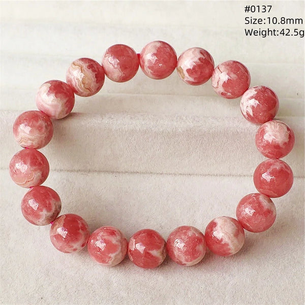 Red Rhodochrosite Bracelet-ToShay.org