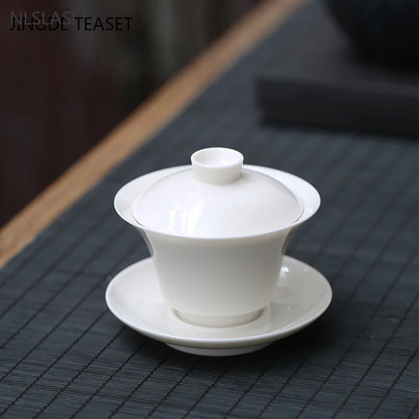White Porcelain Tea Bowls-ToShay.org